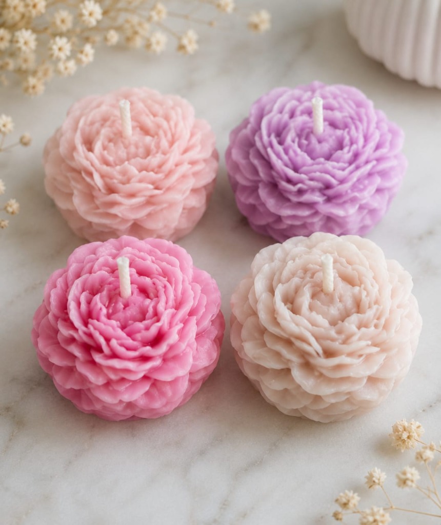 Peony Rose Candle